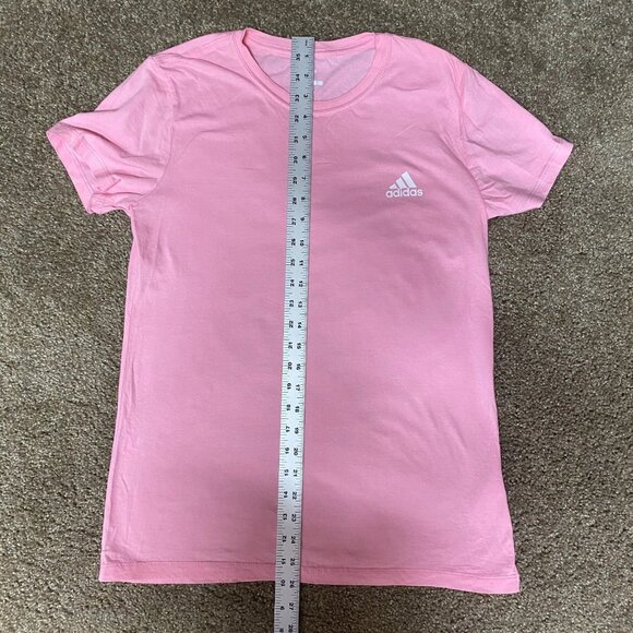 Adidas To Move Sport Golf T-Shirt Womens Medium Pink Cotton Crew Neck Pullover - Picture 6 of 10
